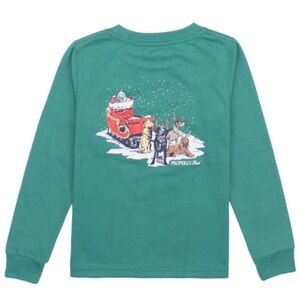 NWT Properly Tied Christmas Winter Holiday Tshirt with Dogs